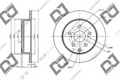 Тормозной диск DJ PARTS купить