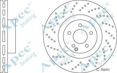 Тормозной диск APEC braking купить