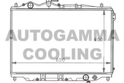 Радиатор, охлаждение двигателя AUTOGAMMA купить