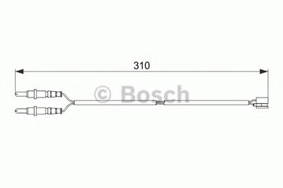 Сигнализатор, износ тормозных колодок BOSCH купить