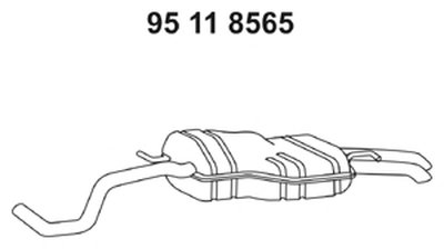 Глушитель выхлопных газов конечный EBERSPÄCHER купить