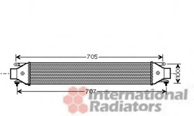 Радиатор интеркулера Fiat Doblo 1.6/2.0D 10-