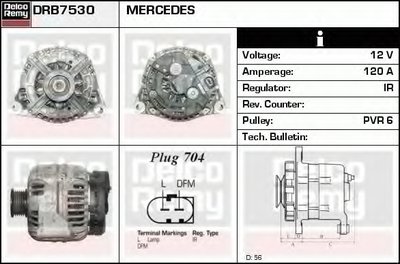 Генератор Remanufactured REMY (Light Duty) DELCO REMY купить