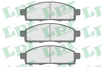 Комплект тормозных колодок, дисковый тормоз LPR купить