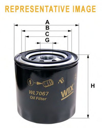 Масляный фильтр; Масляный фильтр, ступенчатая коробка передач WIX FILTERS Придбати