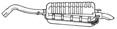 Глушитель выхлопных газов конечный SIGAM купить
