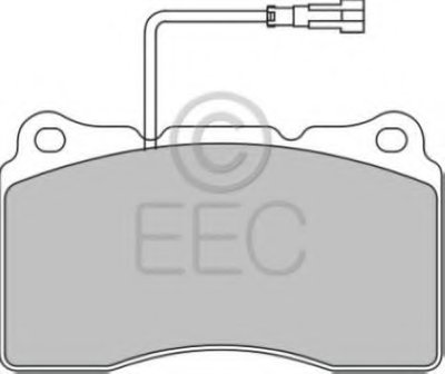 Комплект тормозных колодок, дисковый тормоз EEC купить