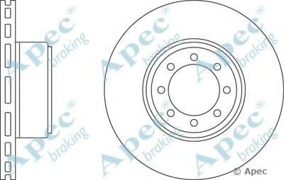 Тормозной диск APEC braking купить