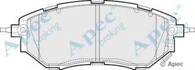 Комплект тормозных колодок, дисковый тормоз APEC braking купить