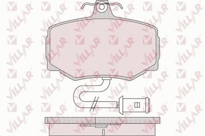 Комплект тормозных колодок, дисковый тормоз VILLAR купить