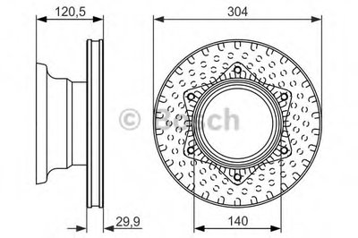 Тормозной диск BOSCH купить