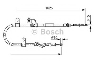 Трос ручника Subaru Forester/Impreza 98-09 (L)