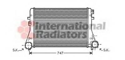 Радиатор интеркулера VW Caddy III 1.9 TDI 04-10