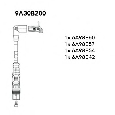 Провода зажигания VW Caddy 1.2TSI 08- (к-кт)