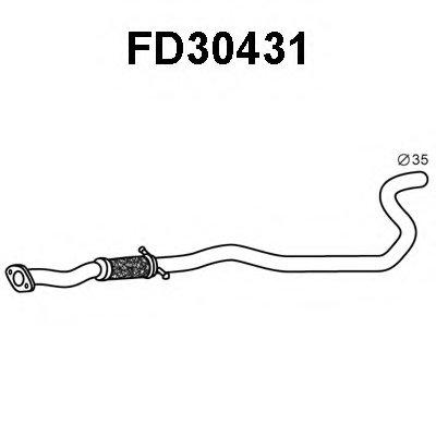 Труба выхлопного газа VENEPORTE купить