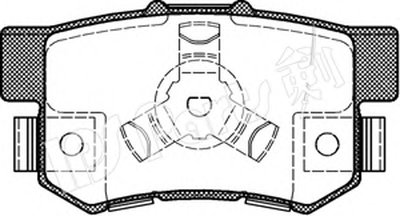 Комплект тормозных колодок, дисковый тормоз IPS Parts IPS Parts купить