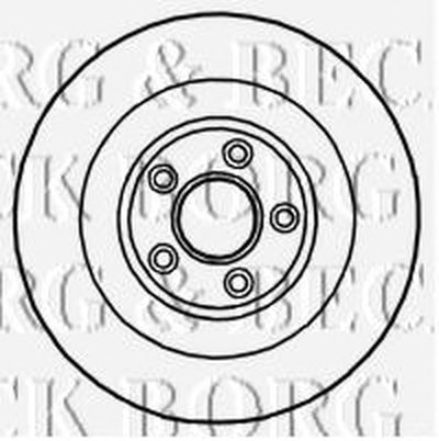 Тормозной диск BORG & BECK купить