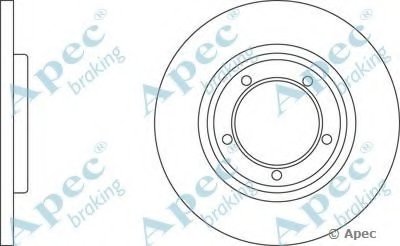 Тормозной диск APEC braking купить