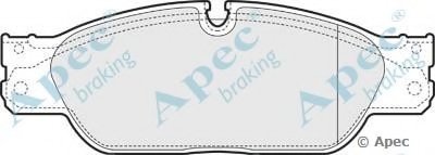 Комплект тормозных колодок, дисковый тормоз APEC braking купить