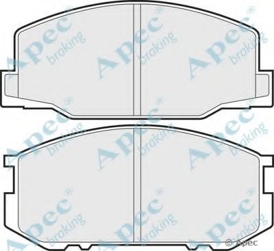 Комплект тормозных колодок, дисковый тормоз APEC braking купить