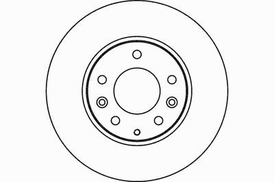 Диск тормозной (передний) Mazda 6 02-13 (283х25) PRO