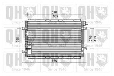 Конденсатор, кондиционер QUINTON HAZELL купить