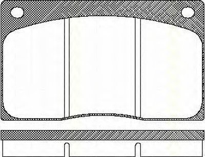 Комплект тормозных колодок, дисковый тормоз TRISCAN купить