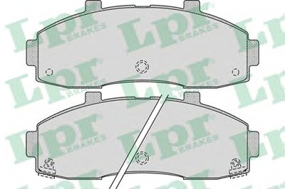 Комплект тормозных колодок, дисковый тормоз LPR купить