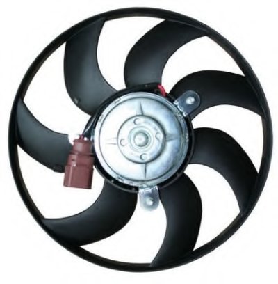Вентилятор радиатора (электрический) VW Caddy III 1.9/2.0 TDI 04- (d=295)
