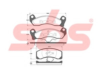 Комплект тормозных колодок, дисковый тормоз sbs купить