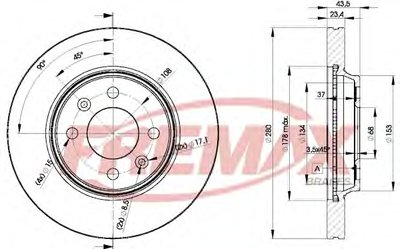 Тормозной диск Premium Carbon + FREMAX купить