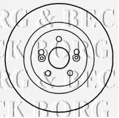 Тормозной диск BORG & BECK купить