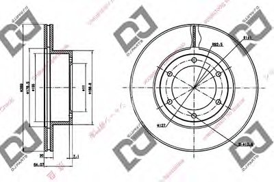 Тормозной диск DJ PARTS купить