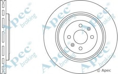 Тормозной диск APEC braking купить