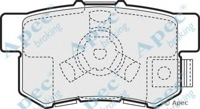 Комплект тормозных колодок, дисковый тормоз APEC braking купить