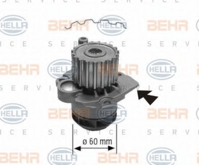 Водяной насос BEHR HELLA SERVICE Version ALTERNATIVE BEHR-HELLA купить