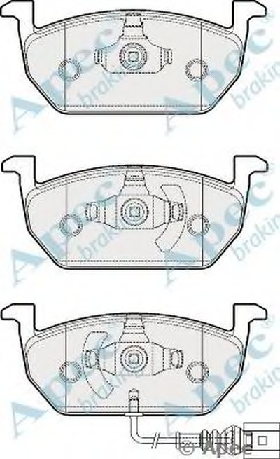 Комплект тормозных колодок, дисковый тормоз APEC braking купить