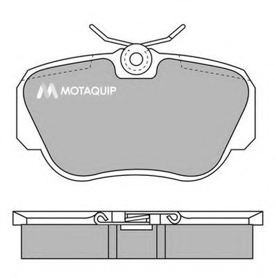 Комплект тормозных колодок, дисковый тормоз MOTAQUIP купить
