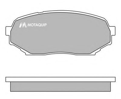 Комплект тормозных колодок, дисковый тормоз MOTAQUIP купить
