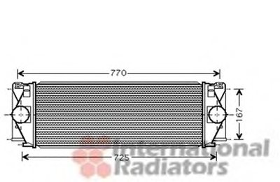 Радиатор интеркулера MB Sprinter 2.2-3.0 CDI/VW Crafter 2.5TDI 06-