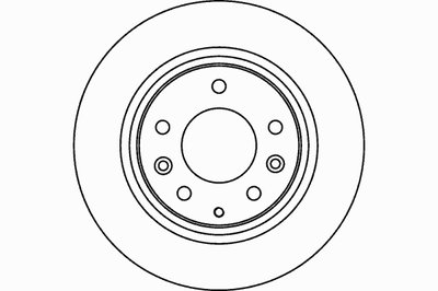 Диск тормозной (задний) Mazda 6 02-13/626 98-02/323 F/S 98-04 (280x10) PRO