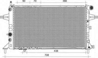 Радиатор, охлаждение двигателя MAGNETI MARELLI купить