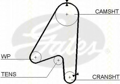 Ремень ГРМ TRISCAN купить