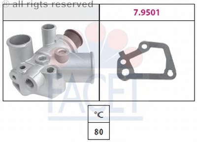 Термостат, охлаждающая жидкость FACET купить