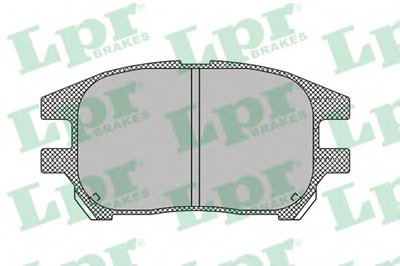 Комплект тормозных колодок, дисковый тормоз LPR купить