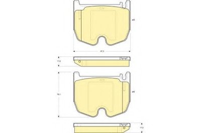 Комплект тормозных колодок, дисковый тормоз GIRLING купить