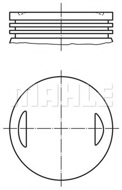 Поршень MAHLE ORIGINAL купить