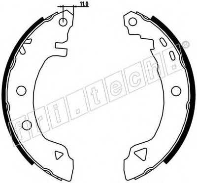Комплект тормозных колодок REPARATION KIT fri.tech. купить