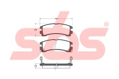 Комплект тормозных колодок, дисковый тормоз sbs купить