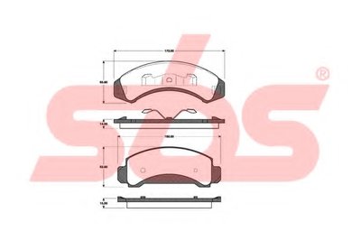 Комплект тормозных колодок, дисковый тормоз sbs купить